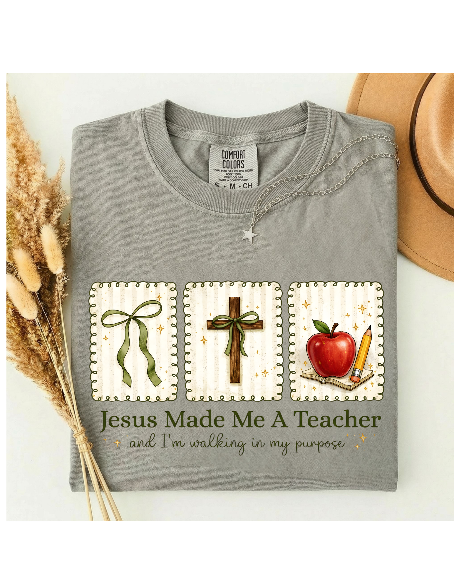 Jesus Made Me a Teacher Tee