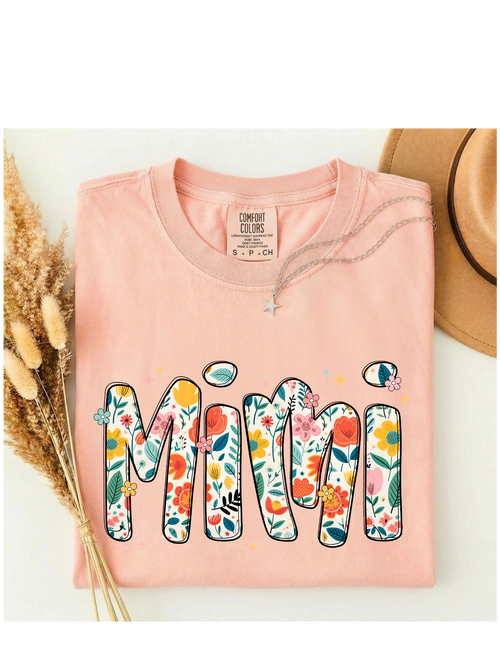 Boho Floral Mother's Day Tee-NO CUSTOMIZATIONS